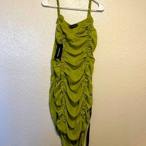 Pretty little thing dress, never worn, very pretty casual dress, light green